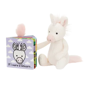 If I Were a Unicorn Board Book and Bashful Unicorn Medium