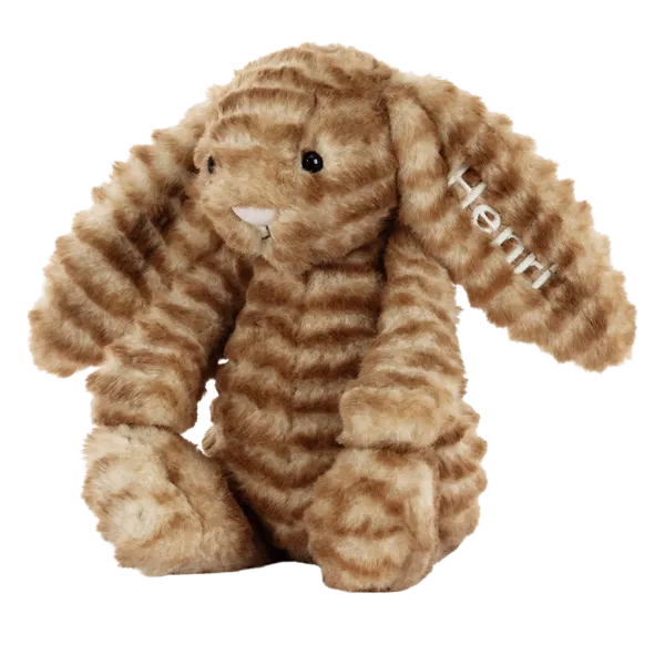 Personalised Bashful Luxe Bunny Juniper