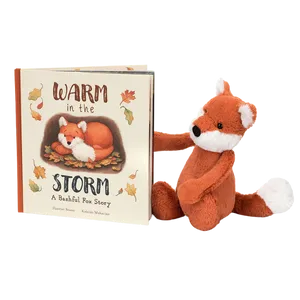 Warm in the Storm Book and Bashful Fox Cub Medium